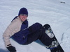 Tom - in his usual snowboarding pos
