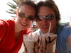 A well deserved ice chocolate, after our mini-tramp!
