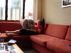 Helen enjoying some R&R at the timeshare unit