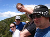 On top of Knob Rock, on the way up