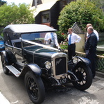 The Boys transport to the wedding, thanks to Mr Thompson