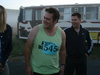 Andy braving the cold, before his leg