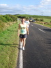 Gini, um, WALKING!! But in her defence, she had a mega hill looming in the distance.