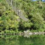 .... the uneasy crossing of four swing bridges ....