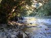 The river wading was unexpected!