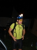... as does David, who joins Sonya for a pitch black ride