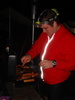 Andy cooking the saussies and burgers for a great after race feed.
