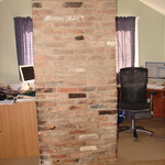 Chimney in the office