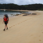 Gini and nothing but beach