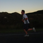 Tom, running his first leg