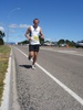 Geoff, running in the sun