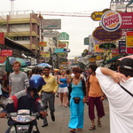 Khao San Road. The first and also final place we visited. The craziness started here.