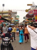 Khao San Road.  The first and also final place we visited. The craziness started here.