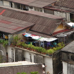 Rooftop "apartments" from the Golden Mount lookout.