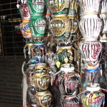 Beer cans cut into lanterns. An example of how creative the Thai people are.