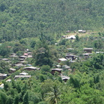 A view over one of the hill tribes villages.