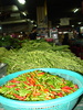 Massive piles of chilies.