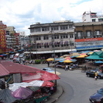 View of the market from above