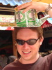 Which were unfortunately too small for Tom's big head.