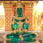 The emerald budda. Not the real (jade) one that is in the Grand Palace, but a replica (methinks)