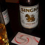 Singha Beer at the MDK food centre
