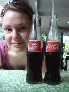 Coca! Never before have we drunk so much soft drink. It was so cheap and refreshing.