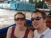 Cruising through one of the many internal rivers in Bangkok