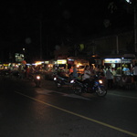 Stalls at Ubon Ratchathani's night market.