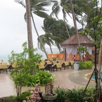 Stuck at a random resort as the storm came in. Damn it!