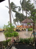 Stuck at a random resort as the storm came in.  Damn it!