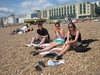Pizza on the pebbles.