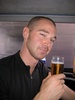 Smooth.  Beer from a champagne flute :P