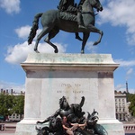 Statue of Louis XIV in Bellecour Square