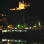 The Basilique at night.