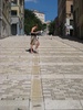 Doing the moonwalk!