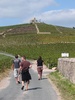 On our way up to the church on the hill.