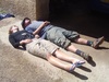 A quick nap at lunchtime.