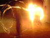 The French put on a fire show.