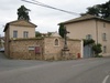 A sign on the way to Fleurie Village.