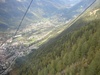 On the way back down