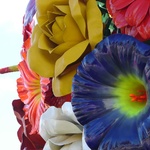 Lyons annual flower sculpture.