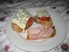 Tom's typical Lyonaise lunch.