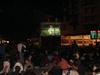 England vs France on the big screen in Place Republique