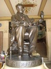 The collector himself or a statue of him to be precise