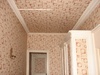 Wallpaper on the ceiling, I just had to document it!