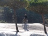 Tom showing off his moves on brick hills