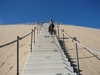 Taking the stairs on the way up
