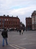 The large square where market day is held on Wednesdays