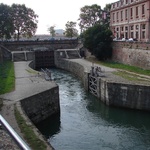 Entrance to the river from the canal
