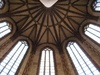 Look up at the head of the Cathedral